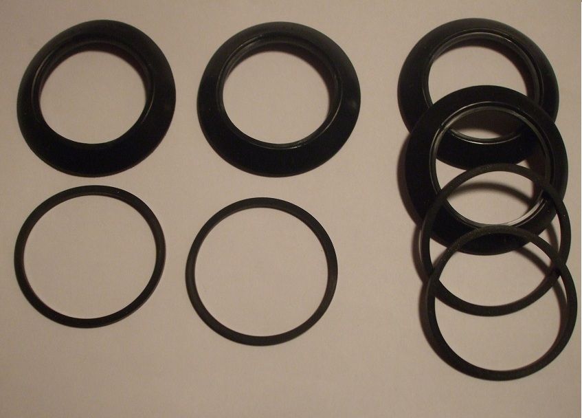 FRONT BRAKE CALIPER REPAIR SEALS KITS x2 (Jaguar MkX 4.2 Litre & 420g) (1964- 70) 